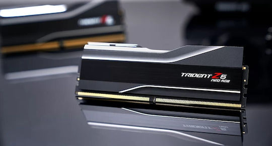 G.Skill Trident Z5 Neo RGB DDR5 32GB RAM με 2x16GB Modules και Ταχύτητα 6400 για Desktop