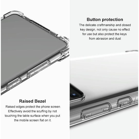 Neo Umschlag Rückseite Silikon Transparent (Motorola Edge 40)