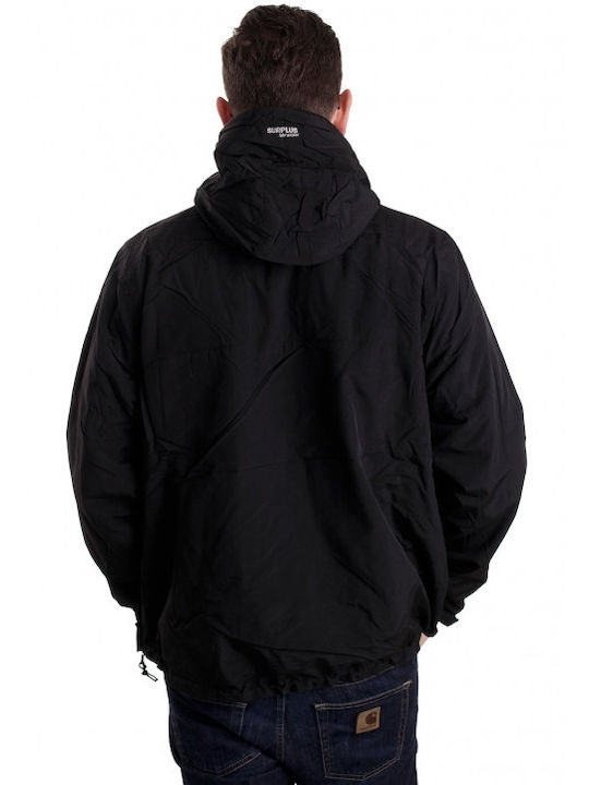 Surplus Men's Winter Jacket Windproof Black