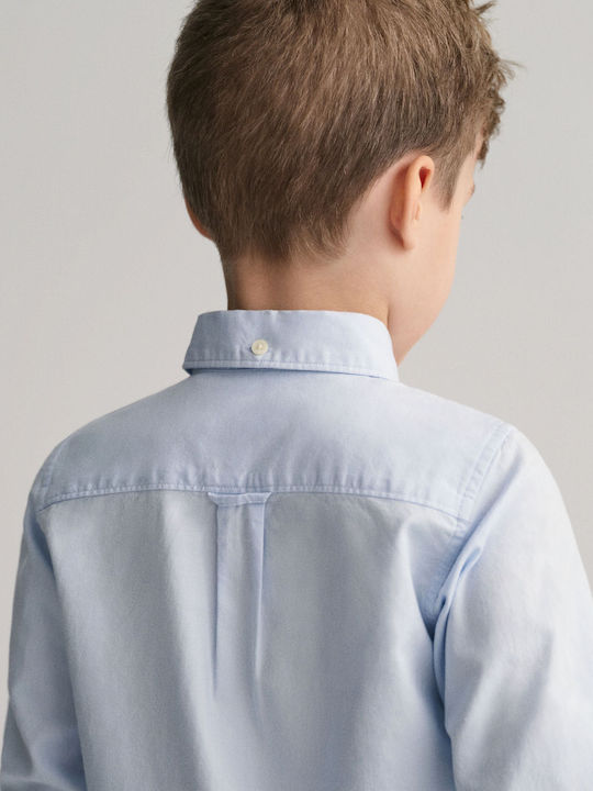 Kids One Color Shirt Long Sleeve Capri Blue