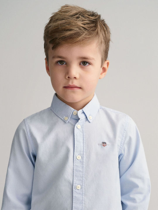 Kids One Color Shirt Long Sleeve Capri Blue