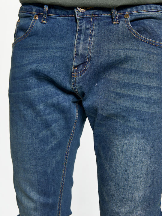 Replika Jeans Herren Jeanshose in Slim Fit Blau