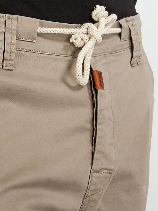 Παντελόνι Chino Ελαστικό σε Slim Εφαρμογή Μπεζ