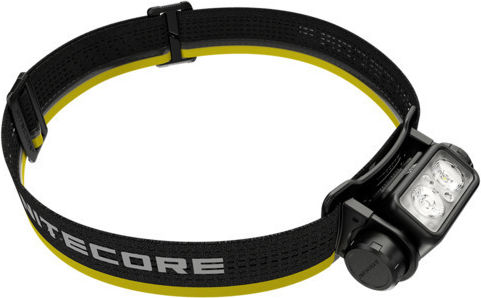 NiteCore Headlamp LED with Maximum Brightness 1400lm Nu43 Black