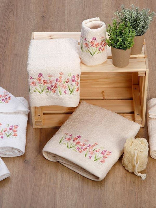 Sunshine 3pc Bath Towel Set Ecru 20