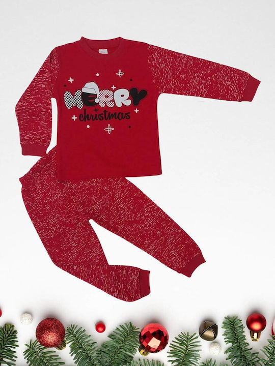 Supermini Kids Pyjamas Winter Cotton red