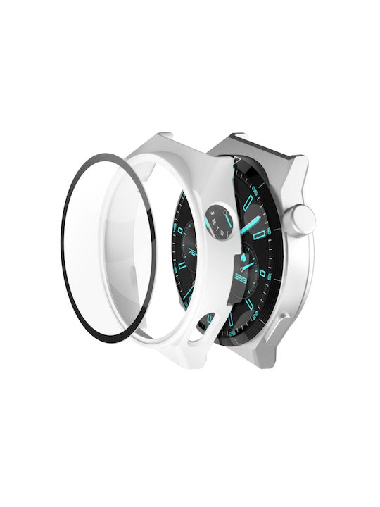 Carcasă de Plastic în culoarea Alb pentru Huawei Watch GT 3 Pro 46mm - Ceas Huawei GT 3 Pro 46mm