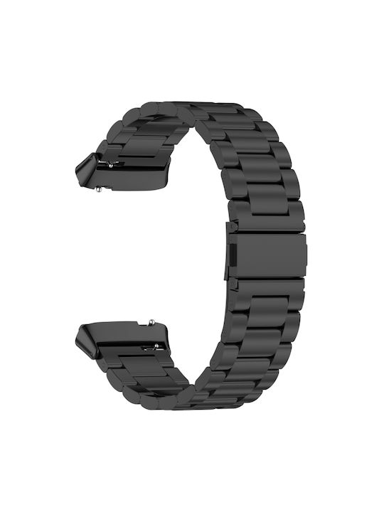 Lite Three Bead Λουράκι Ανοξείδωτο Ατσάλι Μαύρο (Redmi Watch 3 Active)