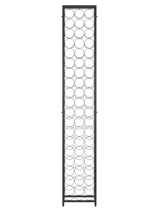 vidaXL Επιδαπέδια Κάβα Ποτών Μαύρη 34x18x200εκ.