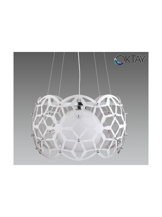 Oktay Pendant Light Single-Light for Socket E27 Silver