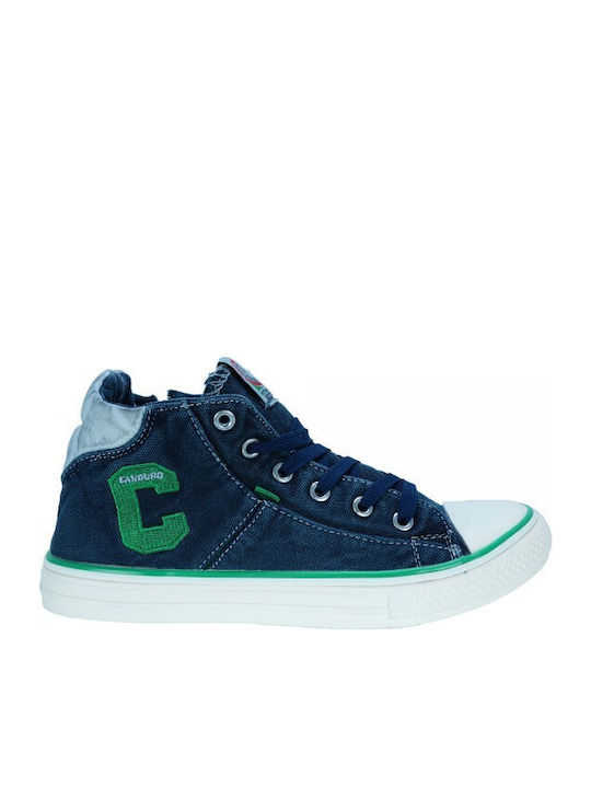 Canguro Kinder-Sneaker Hoch Blau