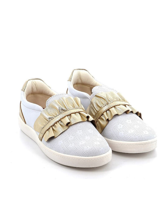 Încălțăminte sport Joasa pentru copii Slip-on Albe