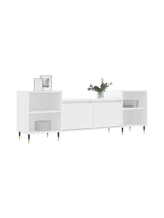 TV Stand White 160x35x55cm