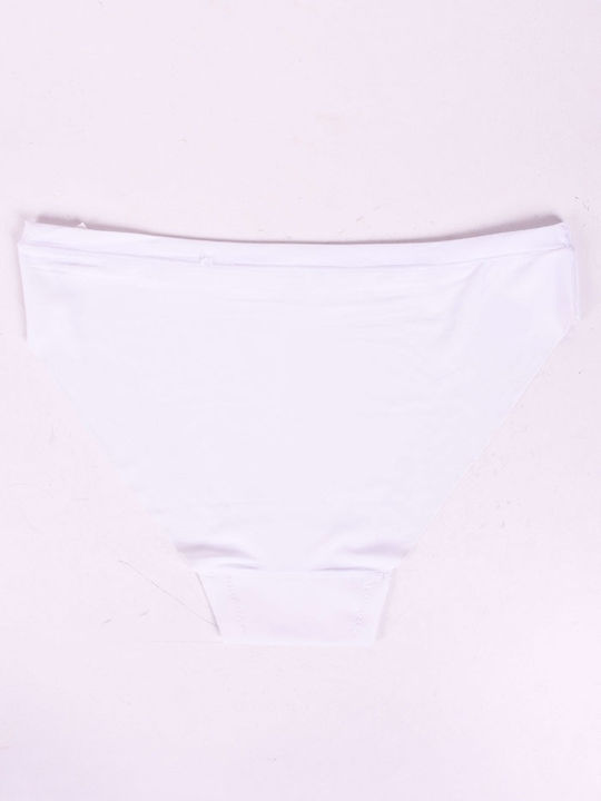 Hana Damen Slip Nahtlos White