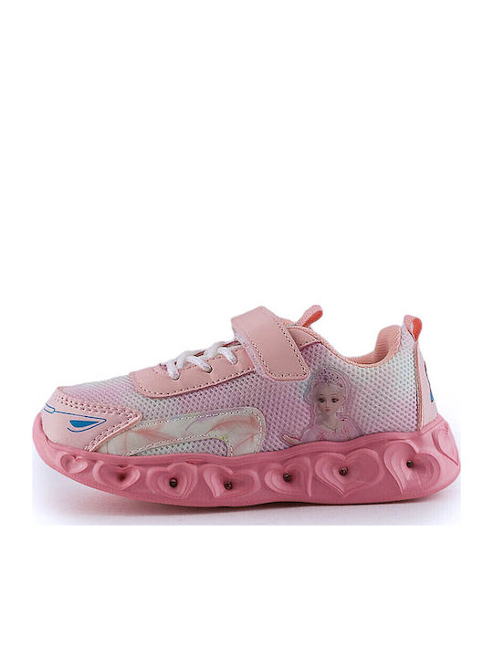 Παιδικά Sneakers με Σκρατς Ροζ