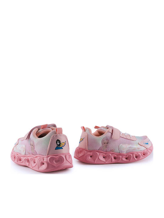 Παιδικά Sneakers με Σκρατς Ροζ