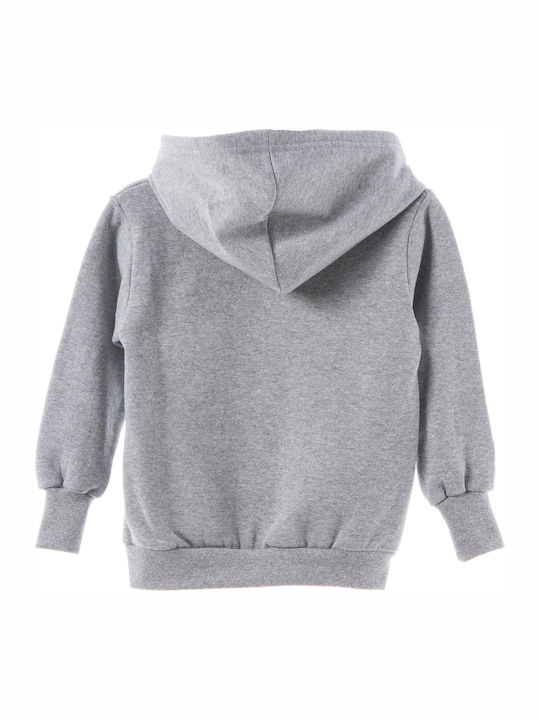 Babylon Kids Cardigan with Hood grey