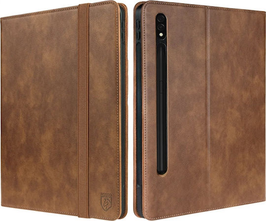 Rosso Flip Cover Καφέ (Galaxy Tab S9+)