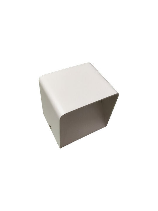 Atman Leuchte Wand mit Integrierter LED und Warmweißes Licht 10x10x8cm