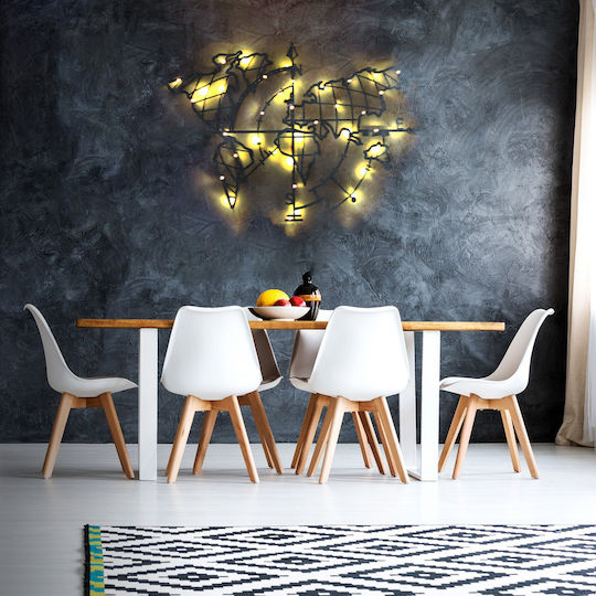 World Dekorative Lampe Schwarz