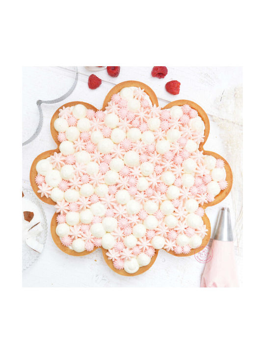 Scrap Cooking Formă de Patiserie pentru Tartă din Oțel Inoxidabil 30x30x2.5buc 1buc