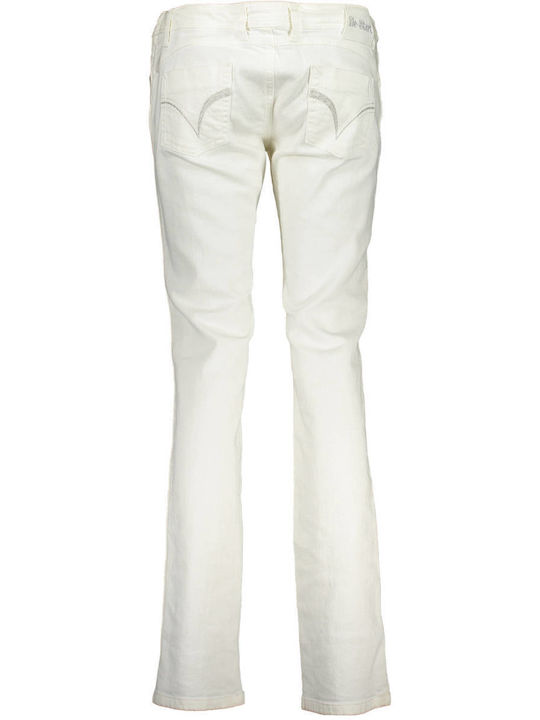 Re-Start Women's Fabric Trousers White