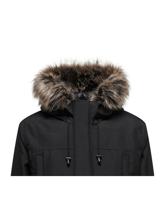 Winter Jacke Black