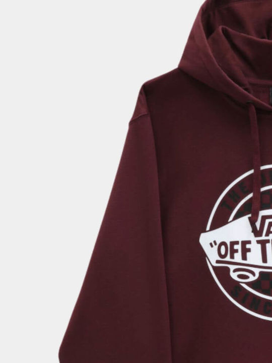 Vans 66 Men's Sweatshirt with Hood Burgundy