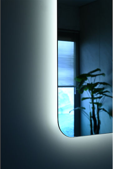 Vinci Ορθογώνιος Καθρέπτης Μπάνιου Led 60x80cm