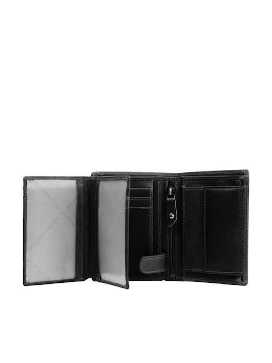 Leather Men's Wallet Classic Black