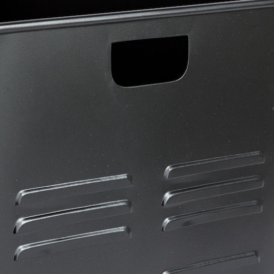 La Redoute Interieurs Hiba Metallic Storage Box Black 54x45x12cm 1pcs