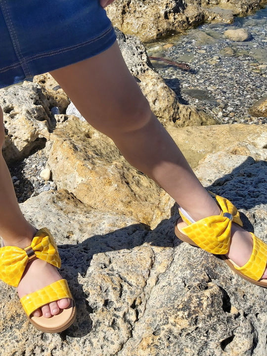 Kinder Sandalen Gelb