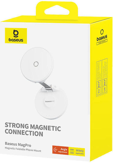 Baseus Magpro Car Mobile Mount with Magnet MagSafe White
