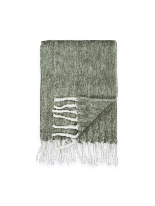 La Redoute Interieurs Armchair Throw 130x170cm Green