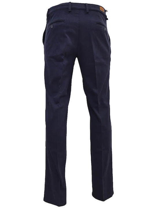 Del Mondo Ανδρικό Παντελόνι Chino Navy Μπλε