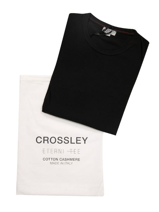 Crossley T-shirt Bărbătesc cu Mânecă Scurtă BLACK