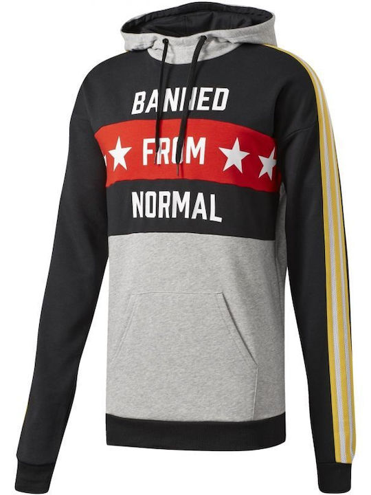 Long Women's Sweatshirt Hooded Multicolour