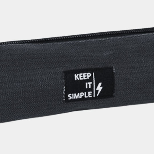 Emerson Pencilcase Federmäppchen Zylinderförmig Schwarz