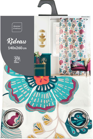 Vorhang mit Grommets L-c Winteria 140x260cm