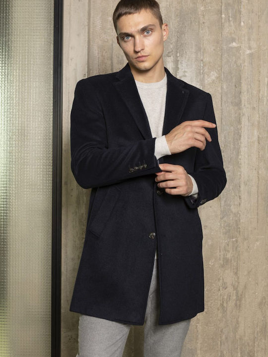 Herren Mantel μπλε