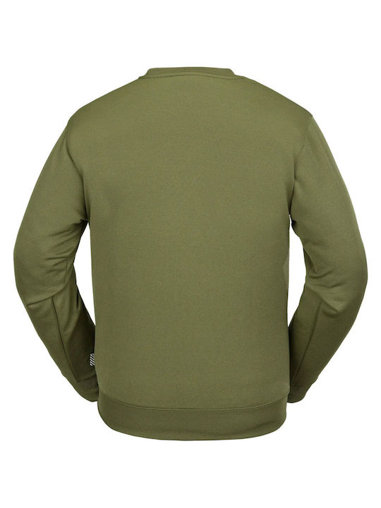 Volcom Hydro Crew Men's Sweatshirt Military Green