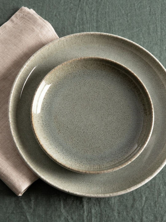 La Redoute Interieurs Platou La mică adâncime Ceramică Verde cu Diametru 26cm 6buc