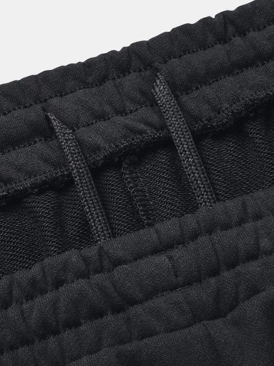 Rock Terry Sweatpants with Elastic Black