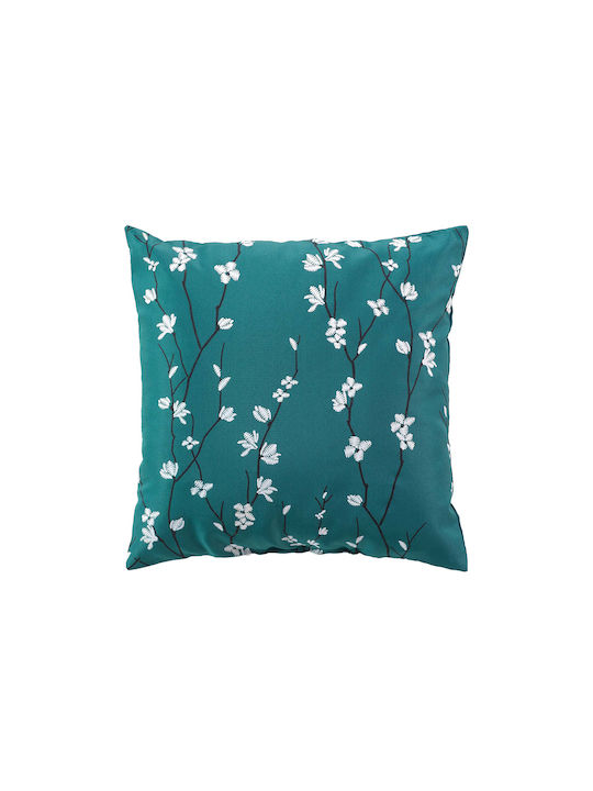 Spitishop Sofa Cushion L-c Sakura Emeraude 45x45cm.