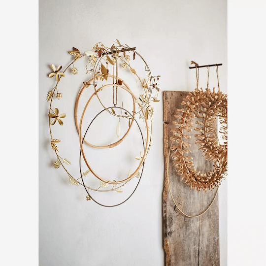Madam Stoltz Christmas Metal Decorative Wreath 35cm