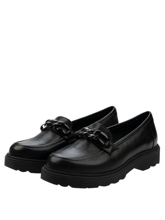 Women's Moccasins Shoegar SH3008 Black L. Black D.