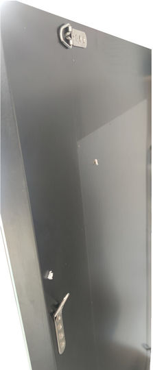 Epiplo-Fos Wandspiegel mit Silber Rahmen & LED Beleuchtung 80x120cm 1Stück