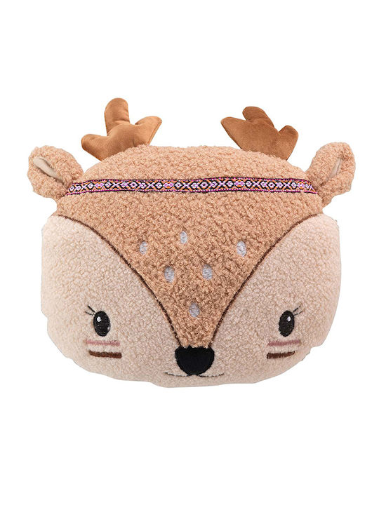 Spitishop Kids Throw Pillow L-c Bambi 30x30cm Beige