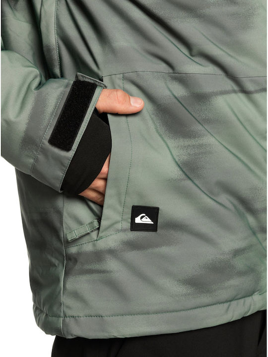 Quiksilver Mission Print EQYTJ03428-GNB1 Яке за Ски и Сноуборд Green