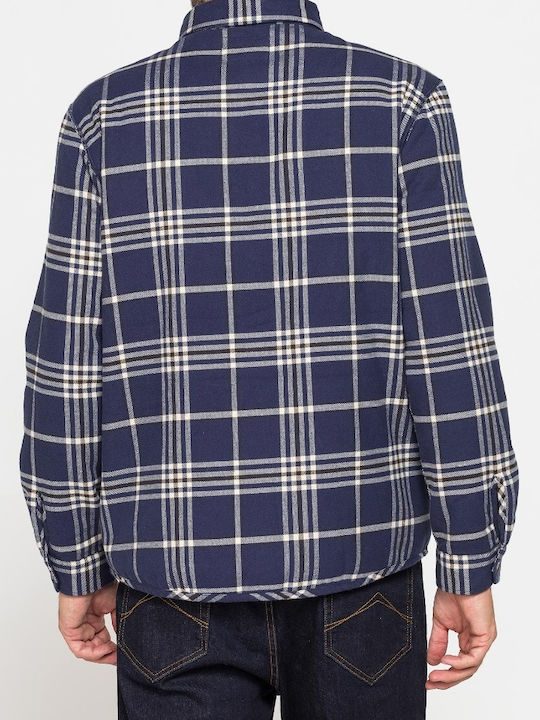 Μακρυμάνικo Overshirt Μπλε